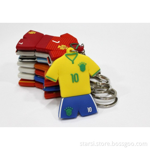 PVC Key Chain Jersey for World Cup Football Souvenirs (SK9)